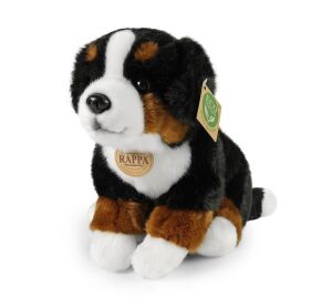 Rappa Plush Bernese Mountain Dog sitting 25 cm ECO-FRIENDLY